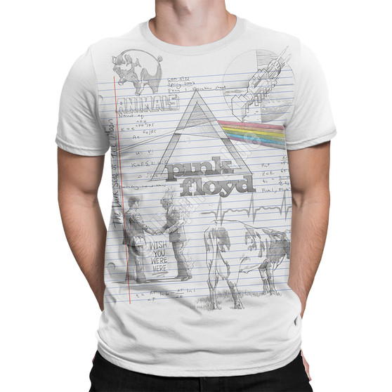 Liquid Blue Floyd Sketch White T-Shirt