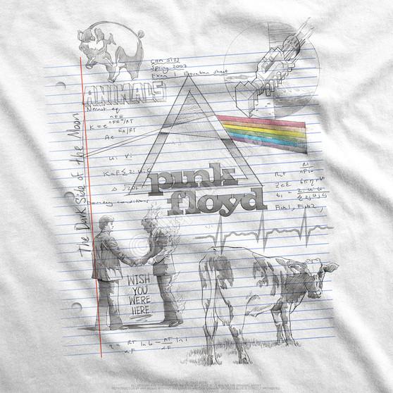 Liquid Blue Floyd Sketch White T-Shirt