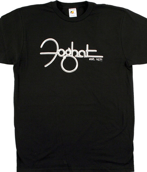 liquid blue Foghat Established 1971 Black T-Shirt