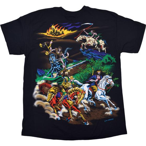 Liquid Blue Four Horsemen Black T-Shirt
