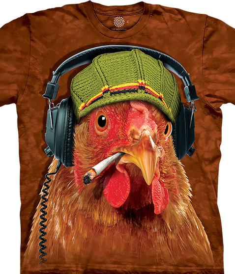liquid blue Fried Chicken Classic Cotton T-Shirt