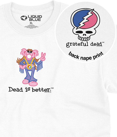 liquid blue Fringe Dead Is Better T-Shirt