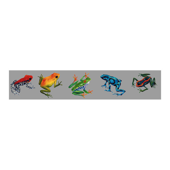 Liquid Blue Frogs Of The Rainforest Sticker