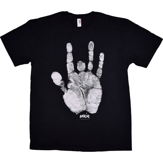 Liquid Blue Garcia Handprint Black T-Shirt