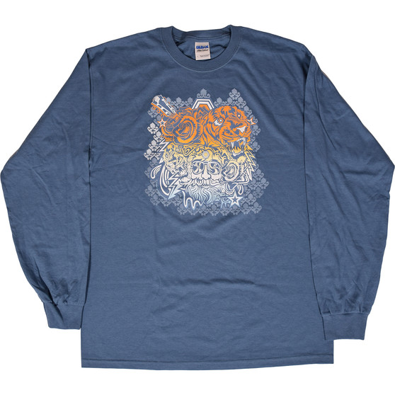 Liquid Blue Garcia Tigers Blue Long Sleeve T-Shirt