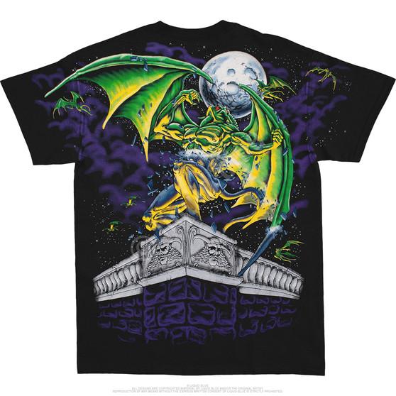 Liquid Blue Gargoyle Black T-Shirt