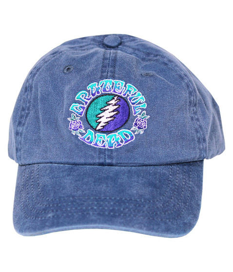 liquid blue GD Batik SYF Denim Baseball Cap