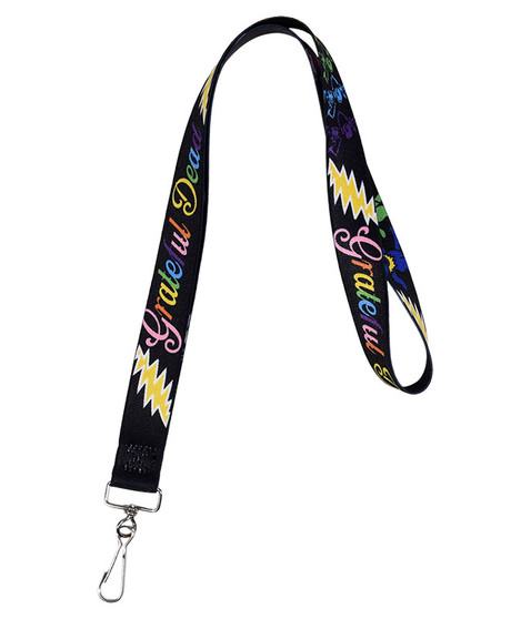 liquid blue GD Bear Bolt Lanyard