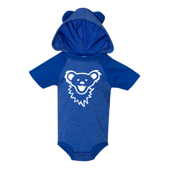 Liquid Blue GD Bearface Hooded Blue Onesie