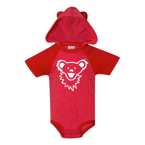 Liquid Blue GD Bearface Hooded Red Onesie