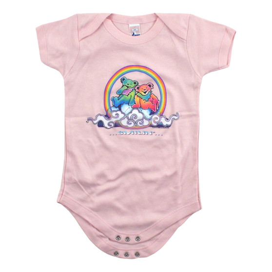 Liquid Blue GD Bears Cloud Pink Onesie