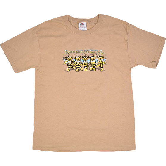 Liquid Blue GD Bee Grateful Youth Tan T-Shirt