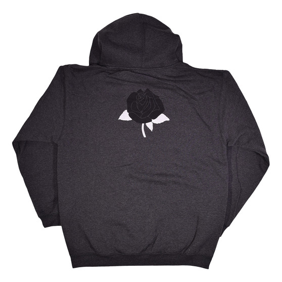 Liquid Blue GD Blue Rose Smoke Grey Hoodie