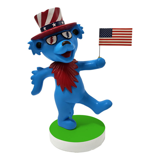 Liquid Blue GD Bobblehead 4th Of July Dancing Bear