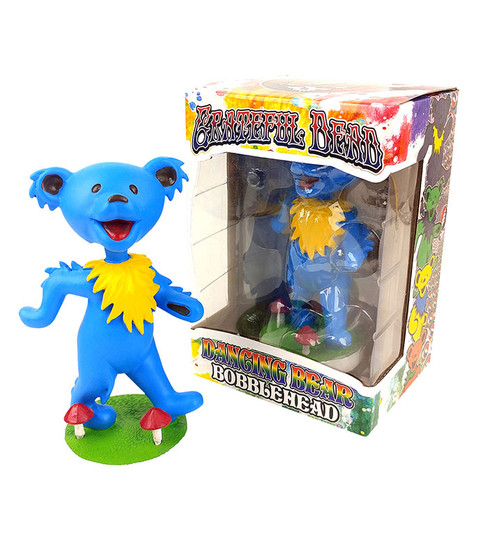 liquid blue GD Bobblehead Dancing Bear Blue