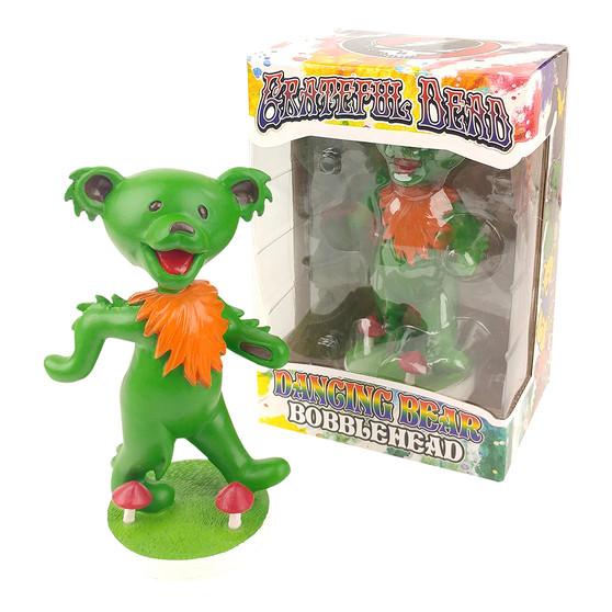 Liquid Blue GD Bobblehead Dancing Bear Green