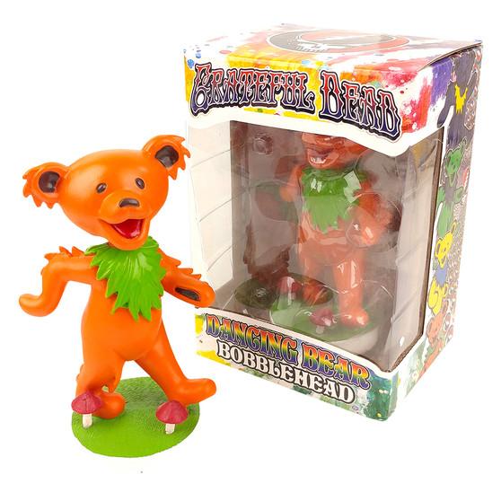 Liquid Blue GD Bobblehead Dancing Bear Orange