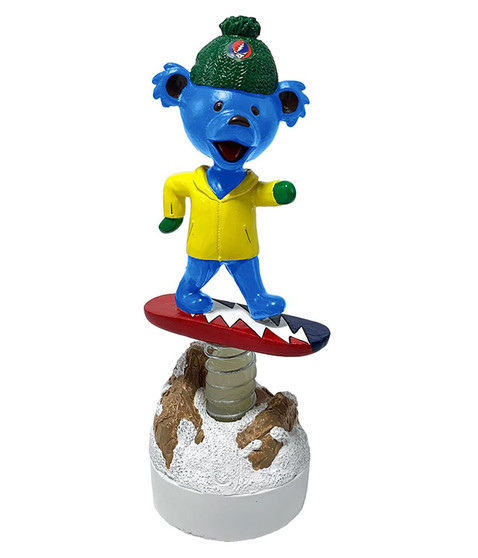 liquid blue GD Bobblehead Snowboard Dancing Bear