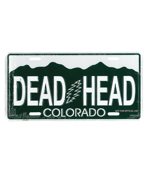 liquid blue GD Colorado License Plate