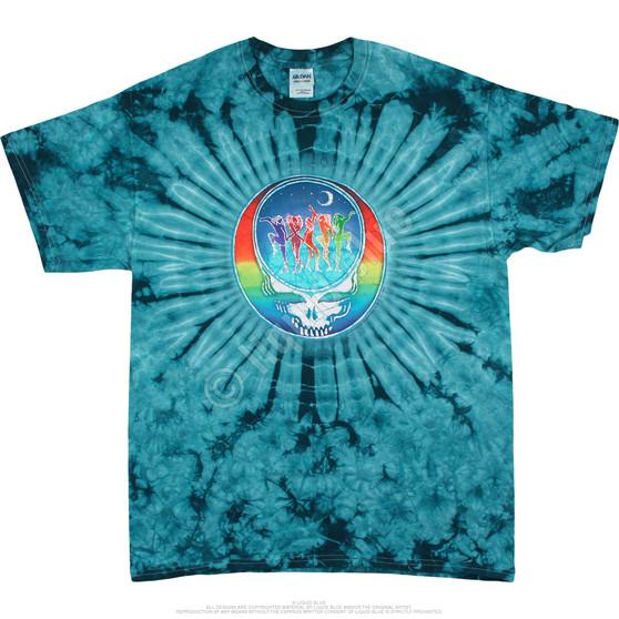 Liquid Blue GD Dancing Face Tie-Dye T-Shirt