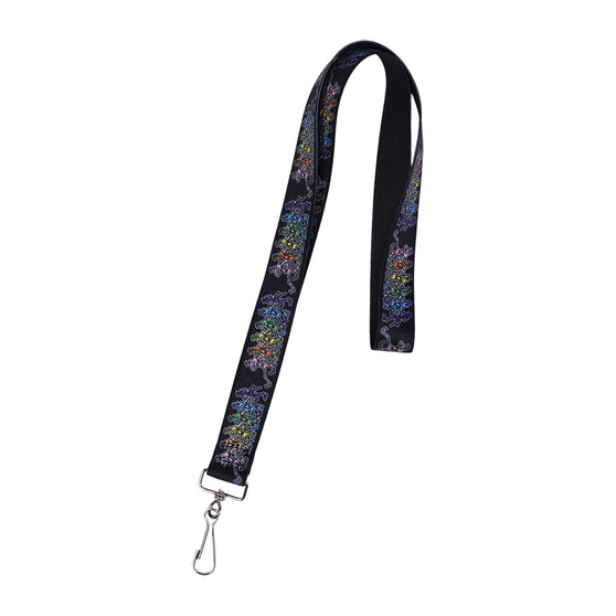 Liquid Blue GD Dancing Skeletons Lanyard