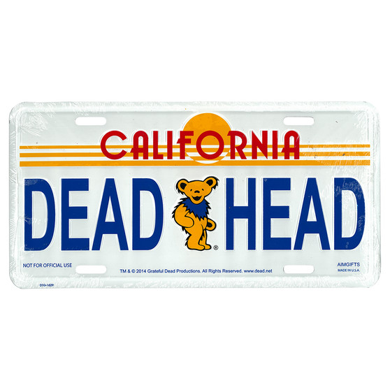 Liquid Blue GD Golden State License Plate