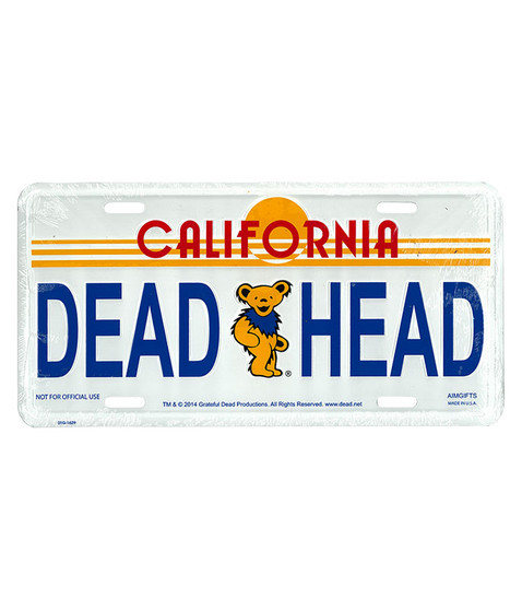 liquid blue GD Golden State License Plate