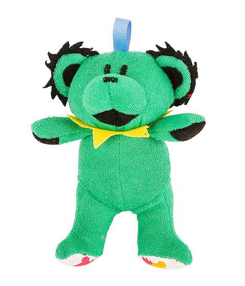 liquid blue GD Green Dancing Bear Baby Rattle