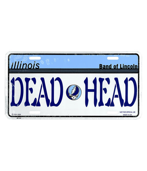 liquid blue GD Illinois License Plate