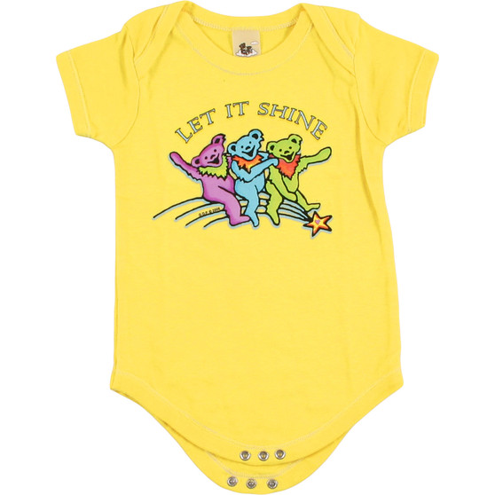 Liquid Blue GD Let It Shine Yellow Onesie