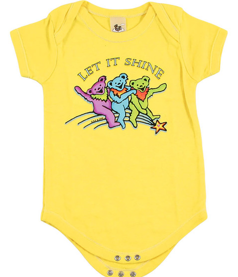 liquid blue GD Let it Shine Yellow Onesie
