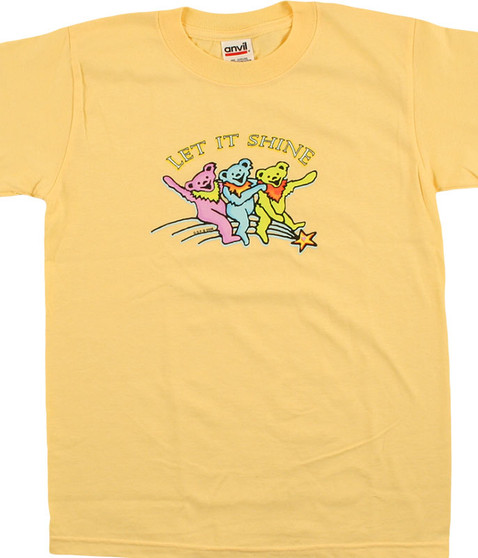 liquid blue GD Let it Shine Youth Yellow T-Shirt