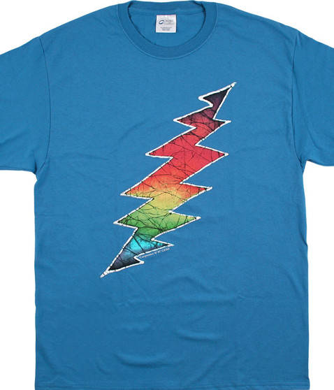 liquid blue GD Lightning Bolt Blue T-Shirt