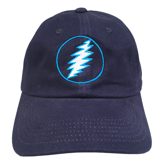 Liquid Blue GD Lightning Bolt Navy Baseball Cap