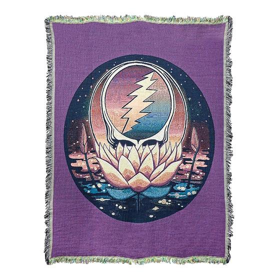Liquid Blue GD Lotus SYF Woven Blanket