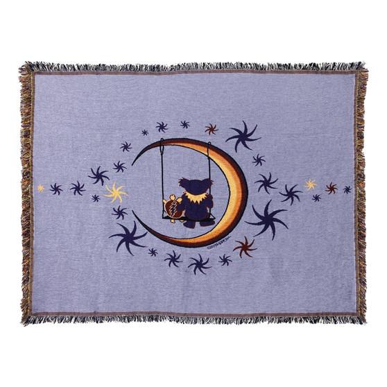 Liquid Blue GD Moon Swing Woven Blanket