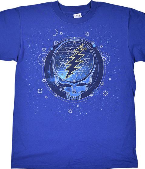 liquid blue GD Mystical Stealie Blue T-Shirt