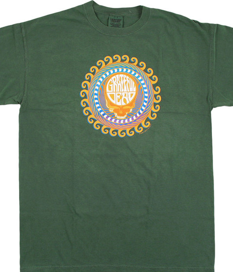 liquid blue GD Orange Sunshine SYF Green T-Shirt