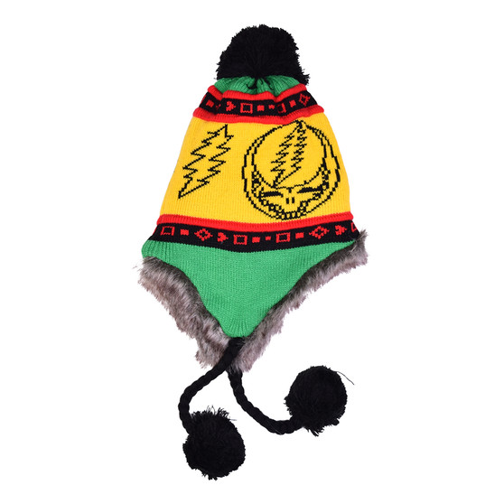Liquid Blue GD Rasta SYF Lined Flap Hat