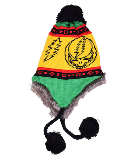 liquid blue GD Rasta SYF Lined Flap Hat