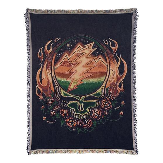 Liquid Blue GD Scarlet Fire Woven Blanket