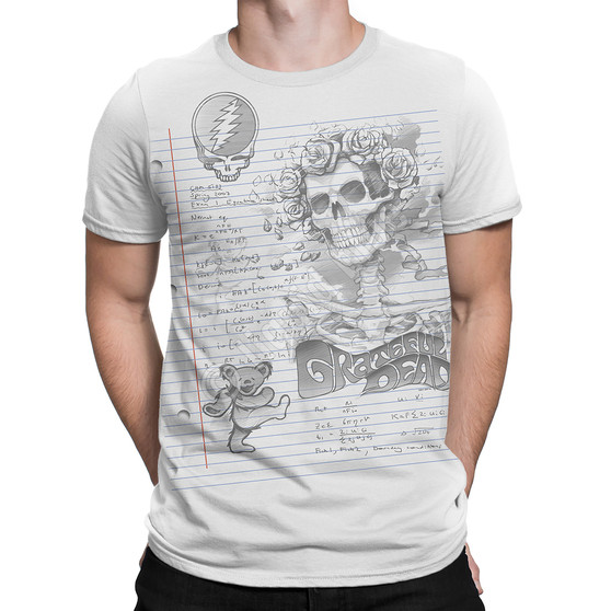 Liquid Blue GD Sketch White Athletic T-Shirt