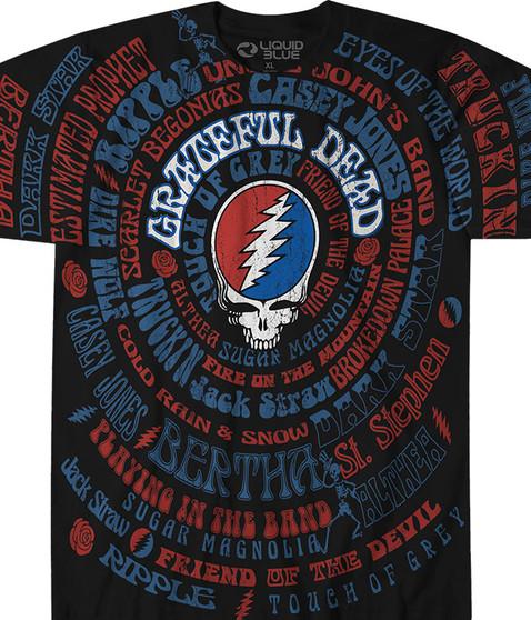 liquid blue GD Songs Black Athletic T-Shirt