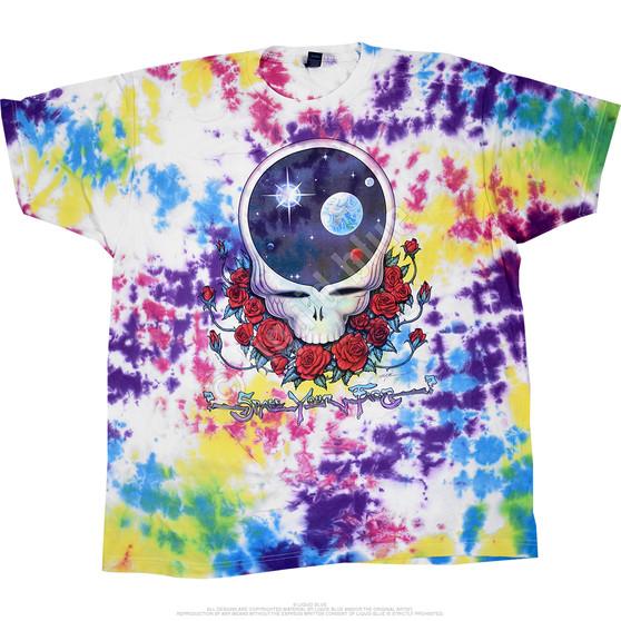 Liquid Blue GD Space Face Tie-Dye T-Shirt
