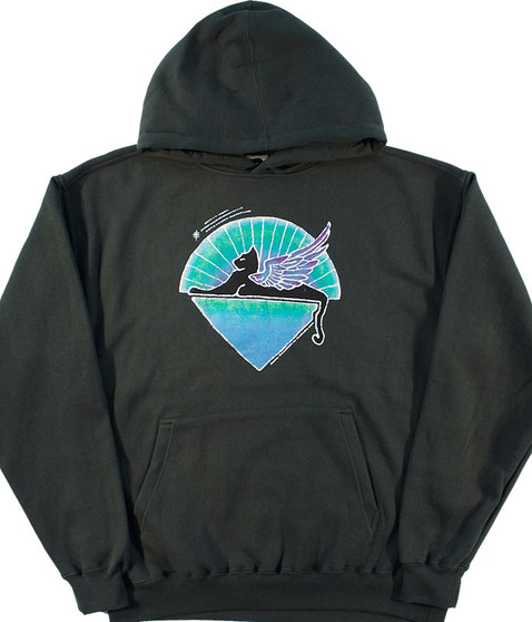liquid blue GD Star Cat Green Hoodie