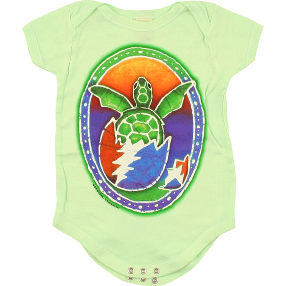Liquid Blue GD Steal Your Turtle Green Onesie
