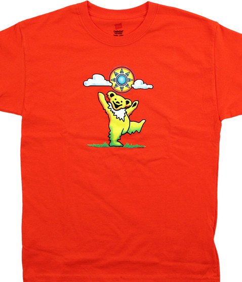 liquid blue GD Sunny Bear Youth Orange T-Shirt