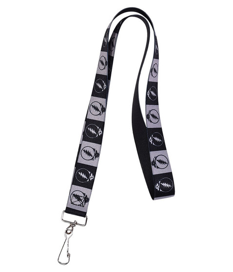 liquid blue GD SYF Black and Gray Lanyard
