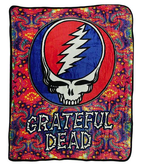 Liquid Blue GD SYF Fractal Fleece Blanket