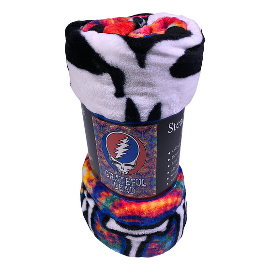 Liquid Blue GD SYF Fractal Fleece Blanket